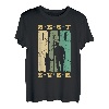 Herren Best Dad Ever Retro Papa und Sohn T-Shirt