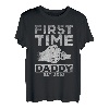 Herren First Time Daddy Est. 2022 Daddy To Be Pather New Dad T-Shirt