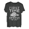 Herren First Time Daddy Est. 2022 Daddy To Be Pather New Dad T-Shirt