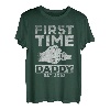Herren First Time Daddy Est. 2022 Daddy To Be Pather New Dad T-Shirt