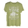 Herren First Time Daddy Est. 2022 Daddy To Be Pather New Dad T-Shirt