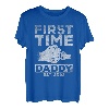 Herren First Time Daddy Est. 2022 Daddy To Be Pather New Dad T-Shirt