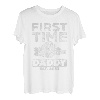 Herren First Time Daddy Est. 2022 Daddy To Be Pather New Dad T-Shirt