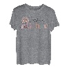 Retro Floral Grow In Grace Bibelvers Christlicher Ostertag T-Shirt