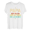 Herren Papa Der Mann Der Mythos Die Legende Vatertag Geschenk Dad T-Shirt