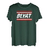 BLYAT Stripe Logo Print Russisches T-Shirt
