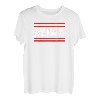 BLYAT Stripe Logo Print Russisches T-Shirt