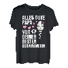 Alles Gute Papa wünscht dir deine beste Schwimmerin Vatertag T-Shirt