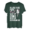 Alles Gute Papa wünscht dir deine beste Schwimmerin Vatertag T-Shirt