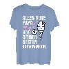 Alles Gute Papa wünscht dir deine beste Schwimmerin Vatertag T-Shirt