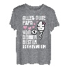 Alles Gute Papa wünscht dir deine beste Schwimmerin Vatertag T-Shirt