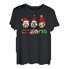 Merry Christmas Gnomes Ho Ho Ho Buffalo Plaid Passend T-Shirt