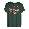 Merry Christmas Gnomes Ho Ho Ho Buffalo Plaid Passend T-Shirt