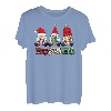 Merry Christmas Gnomes Ho Ho Ho Buffalo Plaid Passend T-Shirt