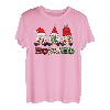 Merry Christmas Gnomes Ho Ho Ho Buffalo Plaid Passend T-Shirt