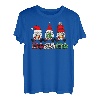 Merry Christmas Gnomes Ho Ho Ho Buffalo Plaid Passend T-Shirt