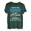 Papa und Sohn Partnerlook Spruch Vater Vatertag T-Shirt