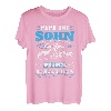 Papa und Sohn Partnerlook Spruch Vater Vatertag T-Shirt