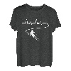 Skifahren Herzschlag Skipiste Skilift Wintersport Geschenk T-Shirt