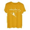 Skifahren Herzschlag Skipiste Skilift Wintersport Geschenk T-Shirt