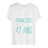 Geschenk zum Geburtstag, 47. Geburtstag, originelle Idee, lustig, für Herren und Damen T-Shirt