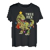 Weihnachtsmann Dinosaurier Kinder Jungen Männer Weihnachtsbeleuchtung Baum Rex T-Shirt