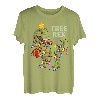 Weihnachtsmann Dinosaurier Kinder Jungen Männer Weihnachtsbeleuchtung Baum Rex T-Shirt
