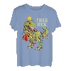 Weihnachtsmann Dinosaurier Kinder Jungen Männer Weihnachtsbeleuchtung Baum Rex T-Shirt