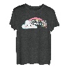 We're All Gonna Die Funny Sarcastic Cartoon Rainbow T-Shirt