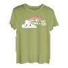 We're All Gonna Die Funny Sarcastic Cartoon Rainbow T-Shirt