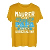Herren Maurer Papa Geschenk Vati Familie Sohn Tochter Daddy Shirt