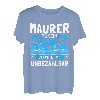Herren Maurer Papa Geschenk Vati Familie Sohn Tochter Daddy Shirt