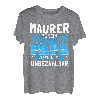 Herren Maurer Papa Geschenk Vati Familie Sohn Tochter Daddy Shirt
