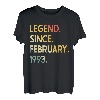 30 Jahre alte Legende seit Februar 1993 30. Geburtstag T-Shirt