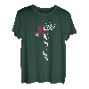 Färöer Inseln Karte Umriss Färöer Flagge Färinger Wurzeln T-Shirt