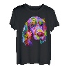 English Cocker Spaniel Pop Art Porträt Hundebesitzer T-Shirt