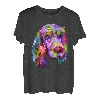English Cocker Spaniel Pop Art Porträt Hundebesitzer T-Shirt