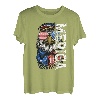 Patriotischer Glatzenadler Merica - 4. Juli Merica Adler T-Shirt