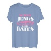 Kinder Sorry Jungs Papa sagt keine Dates Baby Sprüche Geburtstag T-Shirt