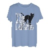 Cat Dad Der Katzenvater Crazy Black Cat Vater Kitty Daddy T-Shirt