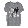Cat Dad Der Katzenvater Crazy Black Cat Vater Kitty Daddy T-Shirt