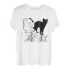 Cat Dad Der Katzenvater Crazy Black Cat Vater Kitty Daddy T-Shirt