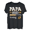 Herren Papa 2023 Loading Zukünftiger Vater 2023 Vintage T-Shirt