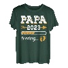 Herren Papa 2023 Loading Zukünftiger Vater 2023 Vintage T-Shirt