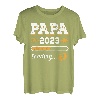 Herren Papa 2023 Loading Zukünftiger Vater 2023 Vintage T-Shirt