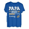 Herren Papa 2023 Loading Zukünftiger Vater 2023 Vintage T-Shirt
