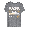 Herren Papa 2023 Loading Zukünftiger Vater 2023 Vintage T-Shirt