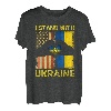 Ukraine I Stand With Ukraine Ukraine Ukrainische Flagge US Flagge T-Shirt