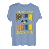 Ukraine I Stand With Ukraine Ukraine Ukrainische Flagge US Flagge T-Shirt