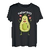 Herren Papacado Schwangerschaft werdender Papa 2021 Avocado T-Shirt
